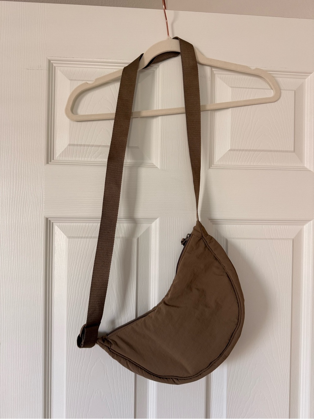 Uniqlo Brown Crescent Crossbody Bag